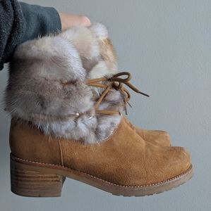 Stuart Weitzman Fur Boots